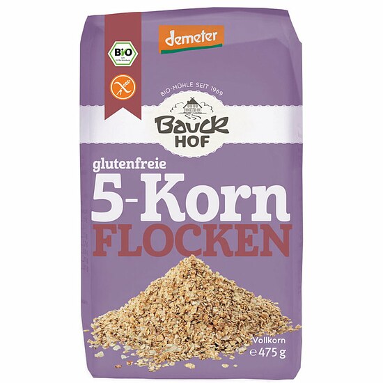 5 Korn Flocken, glutenfrei, 475g