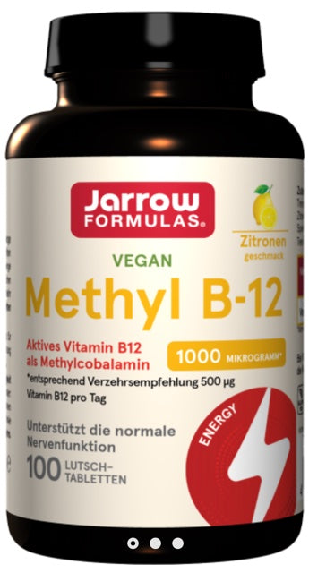 Methyl B12 1000 µg Jarrow Lutschtabletten, 60g