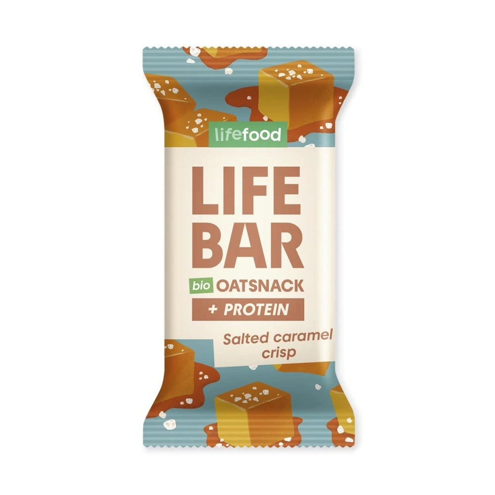 Riegel Lifebar salted caramel crisp, 40g