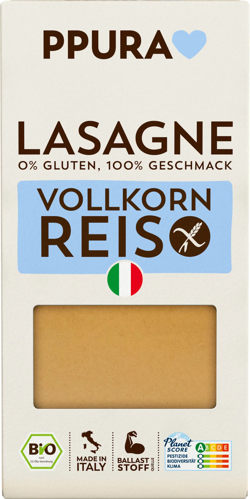 Lasagneplatten, glutenfrei, 250g