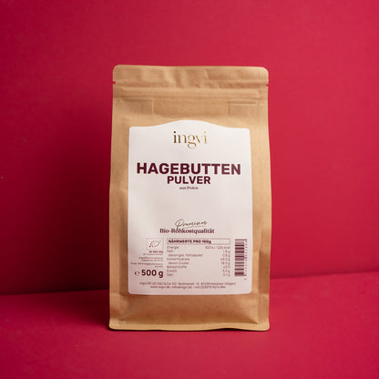 ingvi-hagebuttenpulver-rohkostqualitaet-bio-500g - kostbar