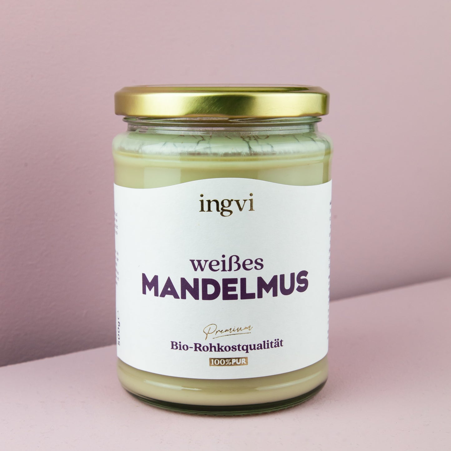 ingvi-mandelmus-weiss-rohkostqualitaet-bio-500g - kostbar