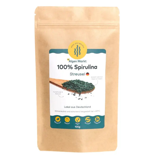 spirulina-algen-streusel-DE-50g - kostbar