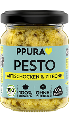 Pesto Carciofi - Artischocke-Petersilie-sizilianische Zitrone, 120g, vegan